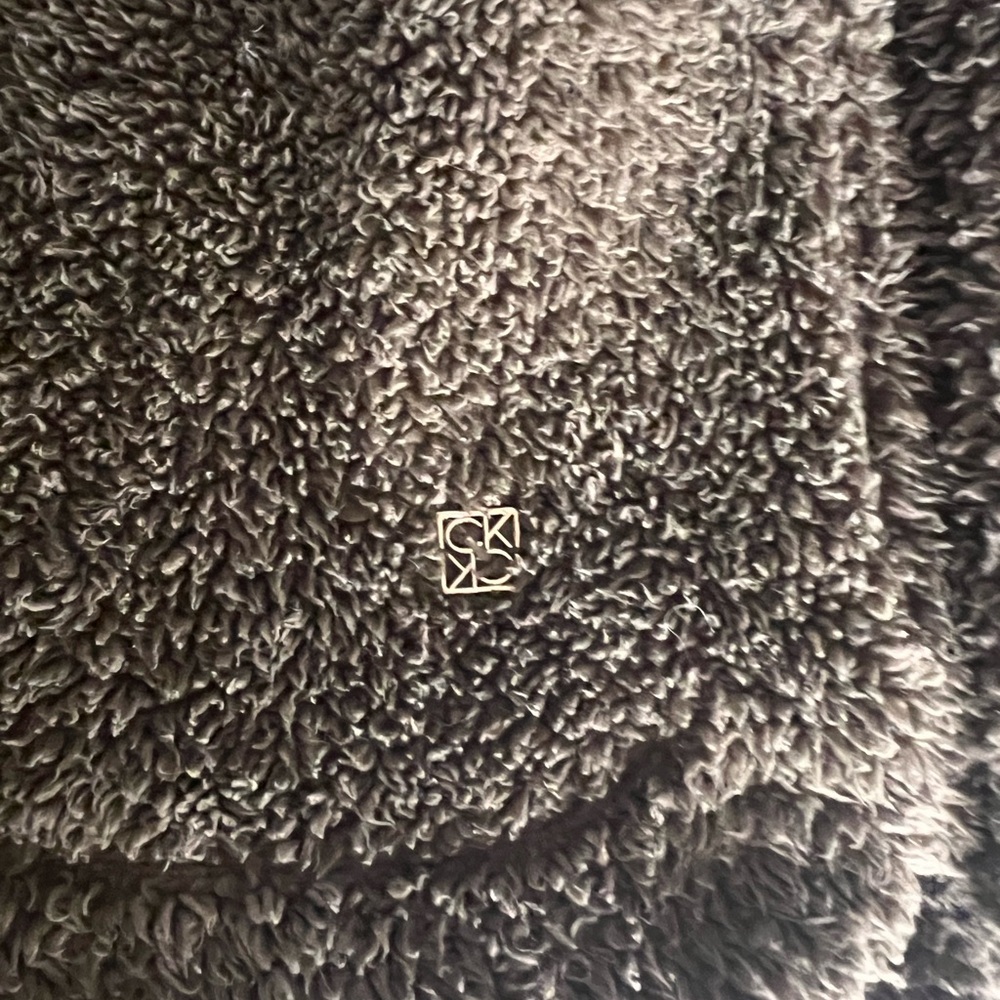 Calvin Klein Gray Fleece Jacket